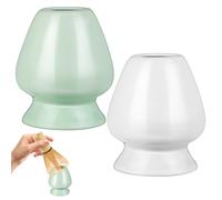 iplusmile Support Pour Fouet À Matcha : 2 Supports À Fouet À Thé En Céramique Pour La Cérémonie Du Thé Japonaise Protégeant Et Présentant Les Outils À Matcha Multicolore 2 95 X 2 16 Pouces