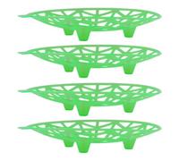 iplusmile Support pour Pastèque en Plastique Vert 4 Pièces, Plateau de Base Moderne et Simple, Facile à Utiliser Jardinage Quotidien et l'agriculture
