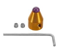 iplusmile Support pour Pieds de Diapason en Alliage d'Aluminium 8 MM Base en Cristal Violet Accessoire pour Contemplation à Domicile et Thérapie Sonore Pied Stable pour Instrument de