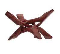 iplusmile Support Trépied Bois Massif pour Coquille Ormeau Présentoir Créatif et Forme de Serpent Support Polyvalent pour Décoration et Exposition