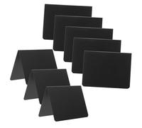 iplusmile Table Small Chalkboard Signs Double-sided With Stable Base For Party Buffet Food Labels Reusable Message Boards With Markers And Cleaning Cloth