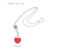 iplusmile Table Tennis Ball Pendant Necklace Lightweight Sports Charm Jewelry For Young Fans And Everyday Wear