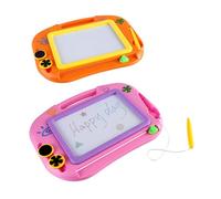 iplusmile Tableau à Dessin Magnétique Orange pour Garçon et Filles Éducatif en Plastique Solide Ardoise Effaçable pour Peindre Dessiner et Écrire Développement Coordination Œil-Main