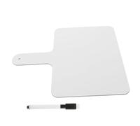 iplusmile Tableau Blanc Effaçable à Sec Double Face Portable Petite Ardoise Pratique pour Salle de Classe Tableau de Vote et Score avec Structure Stable