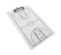 iplusmile Tableau de Basket-Ball Effaçable Double Face PVC Léger Planche d'Entraînement pour Entraîneur Écriture et Analyse Portable Fournitures de Match Usage Bureau École 1 Pièce