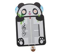iplusmile Tableau de Lecture Musicale Portable à Cinq Lignes Forme Panda Outil Pédagogique Flexible pour Apprentissage Théorie Musicale Pratique Notation et Reconnaissance des Notes pour