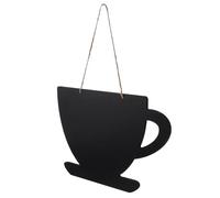 iplusmile Tableau Noir Suspendu en Bois Mini Créatif, Panneau d'Affichage pour Café et Restaurant, Décoration Murale Fonctionnelle, Tableau d'Affichage Artisanal pour Messages, Usages Décor