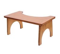 iplusmile Tabouret Accroupi Bambou Antidérapant pour Toilette Marche Pied Compact et Léger Siège Appui Ergonomique pour Adultes et Garçon Fille Améliore Confort Salle de Bain