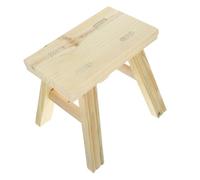 iplusmile Tabouret Bois Massif pour Garçon Fille Stable Et Polyvalent Marche-Pied Garçon Fille Pratique pour Maison Tabouret Petit Bois Naturel pour Chambre Et Salon pour Changer De Chaussur