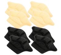 iplusmile Talonnette Adhésive Anti-glisse 8 Pcs Beige Et Noir, Coussinets Talon Épais Et Fins, Inserts De Talon Pour Chaussures Amples, Confort Marche, Protection Ampoules, Pour Femmes Et Hommes