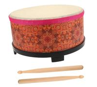 iplusmile Tambour Bois avec Baguettes Instrument de Percussion Éducatif pour Garçon Fille Apprentissage Orff et Facile à Jouer pour Garçons et Filles Maternelle