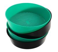 iplusmile Tamis à Terreau de Jardin en Plastique 4pcs, Tamis Rond de 20cm pour Compost et Pierres, Filtration et Entretien Facile pour Jardinage et Plantation