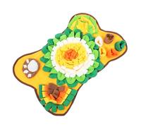 iplusmile Tapis d'alimentation Chien Snuffle Mat Os en Peluche Antidérapant Taille Moyenne pour Entraînement Olfactif Stimulant L'odorat Et Jeu Interactif Pet Training