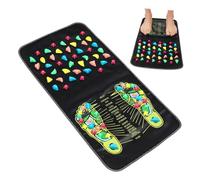 iplusmile Tapis de Massage Plantaire Pierre Naturel pour Usage Domestique Outil de Réflexologie Innovant pour Fatigue et Relaxation