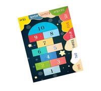 iplusmile Tapis de Sol Décoratif Antidérapant pour Chambre Garçon Fille Tapis de Jeu Hopscotch Créatif Confortable et Adapté Salle de Jeux et Chambre Garçon Fille