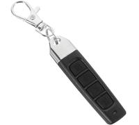 iplusmile Télécommande de garage 433 MHz avec 4 boutons en plastique - Petit porte-clés de rechange - Haute performance contre la rouille et ajustement automatique du code