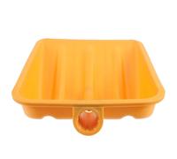 iplusmile Tête de Pelle à Neige en Plastique Jaune Portable Résistante Froid pour Déglaçage, Accessoire D'extérieur Pratique et Petite Pelle à Neige de Rechange