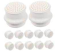 iplusmile Têtes De Lanterne à Gaz en Poterie 12 Pièces, Buse pour Lampe à Vapeur Résistante Et Légère, Accessoires De Rechange pour Lampes à Gaz Extérieures, Fournitures De Camping Portables