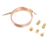 iplusmile Thermocouple pour Cheminée en Cuivre Compatible Four et Réchaud Contrôle Précis Température pour Cuisson et Chauffage Sécurisé