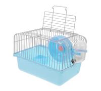 iplusmile Transport de Hamster Portable avec Accessoires Support de Bouteille Eau Cage Multifonctionnelle pour Petits Animaux comme Hamsters Chinchillas Conception Spacieuse Douce pour Peau