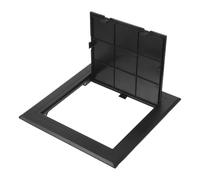 iplusmile Trappe d'Accès pour Plomberie en Plastique Noir 150X150 MM Panneau d'Accès Mural Résistant à L'Humidité pour Cloison Sèche Porte d'Inspection Rapide pour Salle de Bain Cuisine