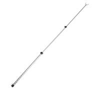 iplusmile Tringle à Vêtements Télescopique en Alliage D’Aluminium Bâton D’Extension Pratique Longueur Ajustable Couleur Argentée pour Maison et Balcon Support Vêtements Polyvalent et