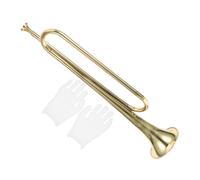 iplusmile Trompette Dorée pour Garçon Fille Instrument de Musique Préscolaire pour Garçons et Filles Musical Éducatif pour Débutants Cadeau pour Éveil Musical