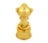 iplusmile trophée du Nouvel an décoratif Figurine Serpent Prix célébration trophées trophée de Danse trophée de Basket-Ball trophée du Concours trophée des Enfants résine Doré