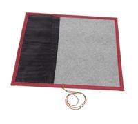 iplusmile Trousse à Pinceaux Enroulable Bambou et Toile Étui Rangement Peinture pour Artistes Protection et Organisation Pinceaux Grand Espace pour Calligraphie et Dessin