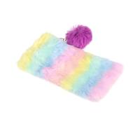 iplusmile Trousse Scolaire Peluche Rainbow Capacité avec Sac à Crayons Portable pour et Étudiants
