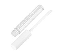 iplusmile Tube à Lèvres Vide 10 Pièces 2,5 Ml Rond Transparent Pour Gloss Usage Voyage Couvercle Blanc