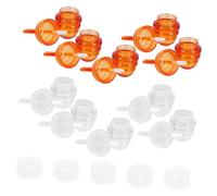 iplusmile Tube de Gloss à Lèvres Vide Nid D'abeille 10 Pièces 5 Ml Transparent et Marron pour Maquillage DIY Voyage