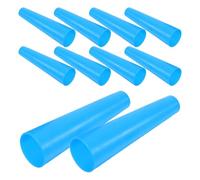 iplusmile Tube d'Enroulement Conique en Plastique Bleu 3°30' pour Machines Textiles Lot de 10 Pièces Accessoires de Tissage Haute Efficacité Porte-Bobine de Laine pour Gestion de Fil et