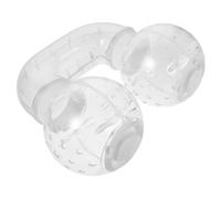iplusmile Tunnel pour Hamster Transparent Extensible Tube de Jeu Sécurisé DIY pour Petits Animaux Kit de Tunnel pour Exercices et Observation Facile