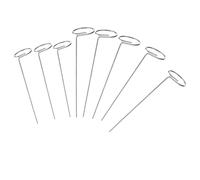 iplusmile Tuteurs Jardin Extérieur en Fer 8 Pièces 25-30 CM Supports Réutilisables pour Plantes Grimpantes et Potager Résistants la Rouille