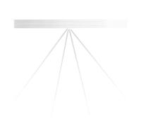 iplusmile Tuteurs pour Plantes Extérieures en Acrylique 10 Pièces, Support Polyvalent et Esthétique pour Orchidées et Plantes Grimpantes au Jardin