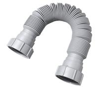 iplusmile Tuyau Extension Flexible pour Évier de Cuisine Double Tête Connexion Étanche Anti-odeurs Tube de Vidange pour Lavabo Salle de Bain