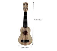iplusmile Ukulélé Musical pour Garçon Fille Guitare Classique Baroque Blanc Perlé Instrument et Facile à Accorder pour Débutants Garçons Filles Cadeau Anniversaire