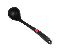 iplusmile Ustensile Cuisine Silicone Noir Louche Soupe Antiadhésive Résistante Chaleur Poignée Ergonomique pour Maison Restaurant