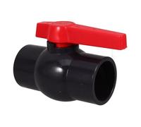 iplusmile Vanne Arrêt à Boisseau Sphérique PVC avec Embouts à Douille Étanches pour Raccord Tuyau Wc et Irrigation Valve Inline pour Usage Résidentiel Commercial et Agricole