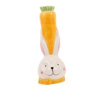 iplusmile Vase Céramique Lapin Pot De Fleurs Décoratif Petit Vase pour Plantes D’intérieur Jardinière DIY Décoration Intérieure Mignonne