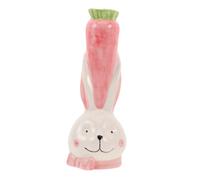 iplusmile Vase pour Fleurs Motif Lapin De Dessin Animé Céramique Pot De Fleurs pour Plantes Décoration De Fenêtre Jardin Cuisine