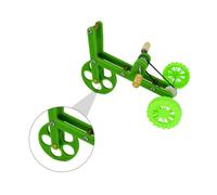 iplusmile Vélo pour Perroquet Vert Entraînement pour Oiseaux Accessoire Éducatif pour Perroquets et Perruches Stimule Intelligence et Favorise Le Développement des Compétences