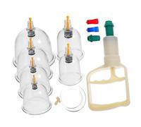 iplusmile Ventouses Chinoises Anti- avec Pompe à Vide Appareil de Massage Corporel Portable pour Soulagement Musculaire et Thérapie par Ventouse