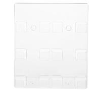 iplusmile Verre Présentoir Porte-cartes de Visite Organique Mural Bureau | Transparent, Multi-couches à Six Compartiments, pour Cartes D’identité et Cartes de Membre, Réception