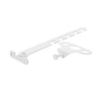 iplusmile Verrou de Sécurité pour Fenêtres à Battants et Ouverture Intérieure Barre Réglable en Fer Blanc Mécanisme Anti-Garçon et Filles Butée de Fenêtre Sécurisée pour Habitation et