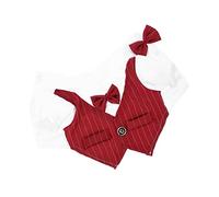 iplusmile Vêtements pour Animaux De Compagnie Costume De Chiot Nom De Chien Smoking Mariage Vêtements pour Animaux De Compagnie Costume De Teckel Étiquettes Tenue Chien Nœud Robe