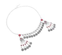 iplusmile Vintage Ethnic Forehead Headband With Tassel Coins Lightweight Alloy Hair Wrap For Women Festival Wedding Costume