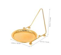 iplusmile Vintage Iron Cup And Saucer Stand Multi Use Jewelry Tray Holder For Home Storage Of Mugs And Tea Cups Living Dining Rooms