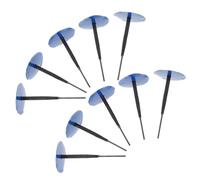 iplusmile Vis de réparation de pneus 10 pièces couleur noire en caoutchouc pour réparations de crevaisons de tracteur et véhicules utilitaires